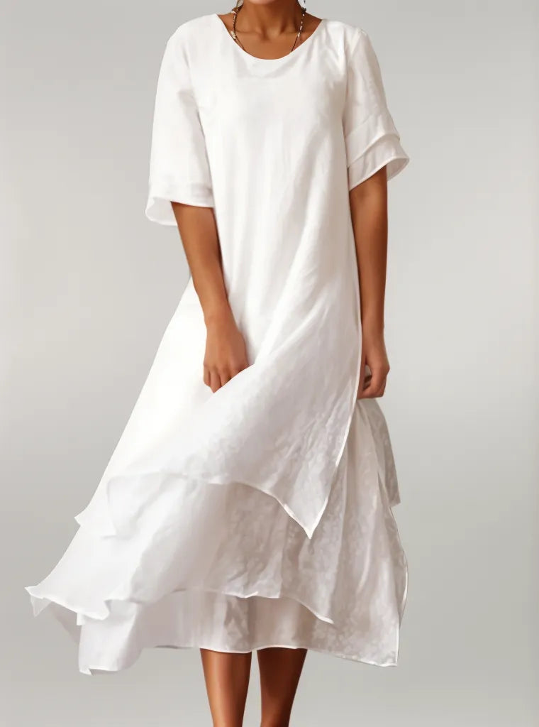 Judith – Graceful Layers Midi Dress