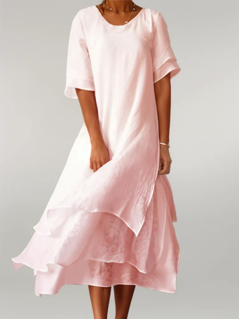 Judith – Graceful Layers Midi Dress