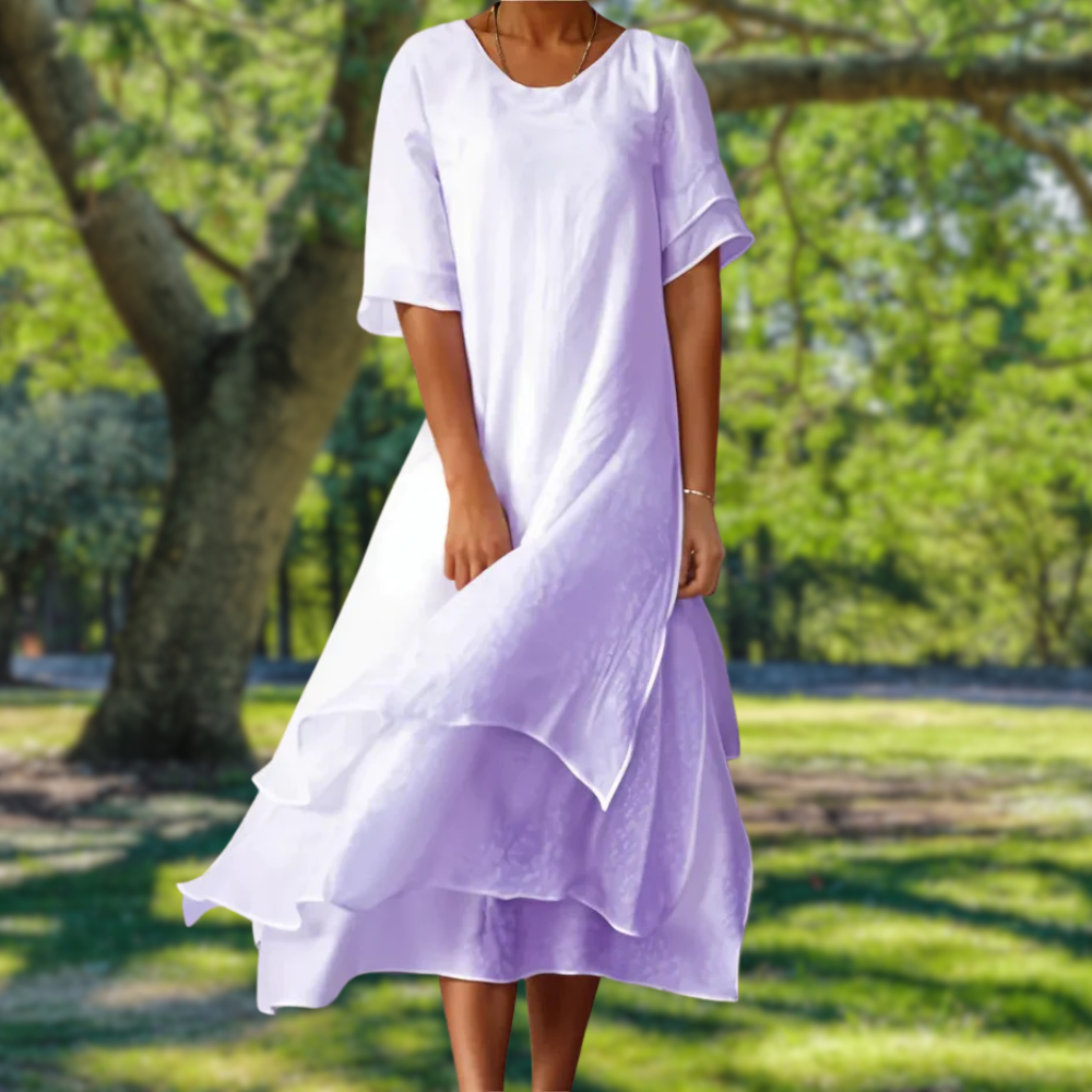 Judith – Graceful Layers Midi Dress