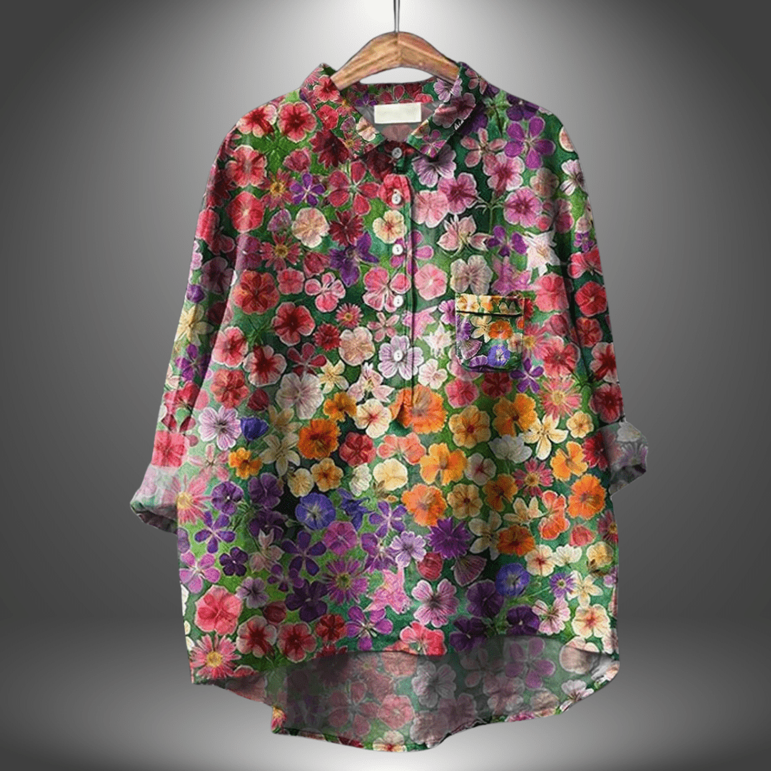 Charlotte | Handmade Floral Shirt for Women - Amour Mayfair