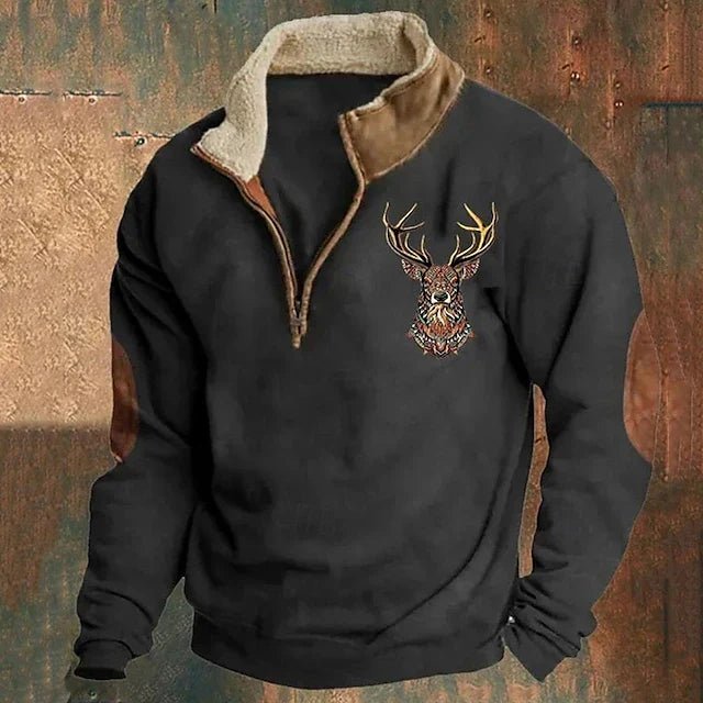 Harrison - Zippered Sweater - myrale.com
