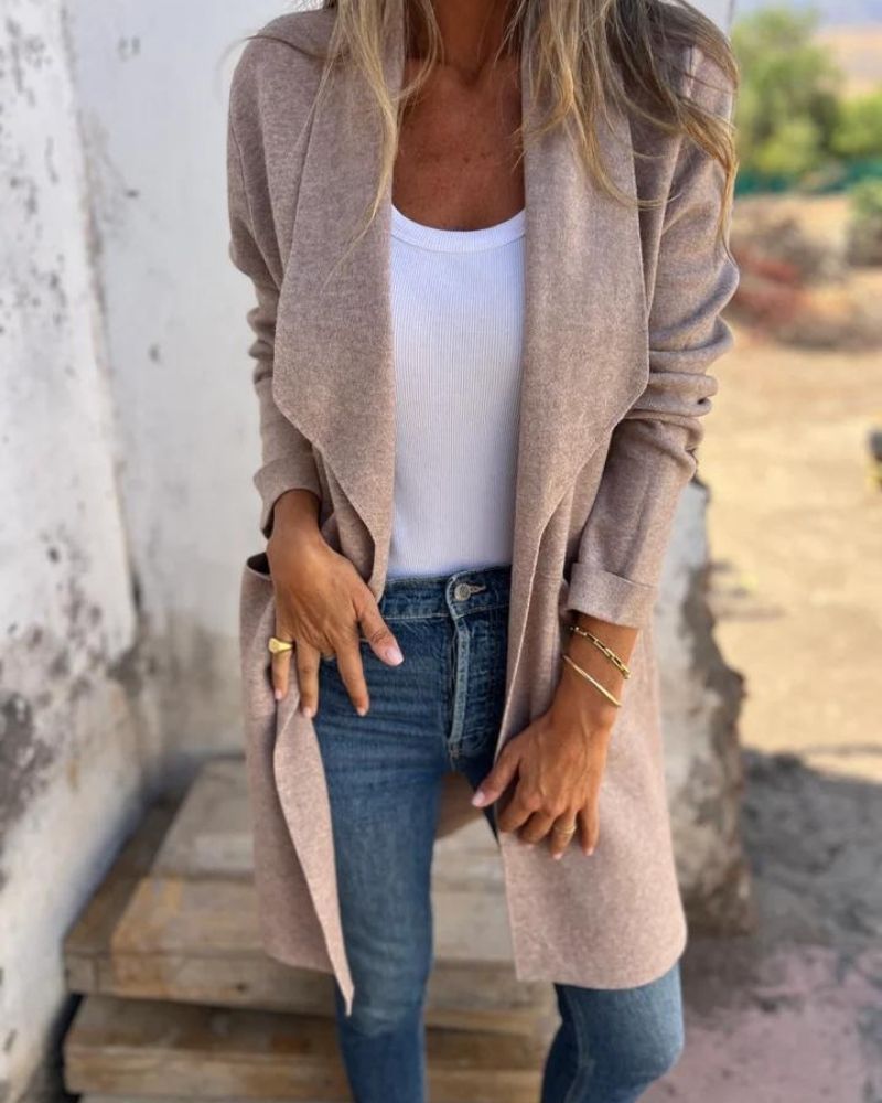 Martina - Cardigan Lungo Raffinato - Amore - Milano.it